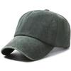[Boné de Baseball Lavado Personalizado] Chapéu Feminino Primavera e Verão Estilo Coreano Retrô Aba Curva Boné de Pato Prato Leve Cor Sólida Casal