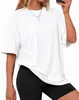 GAYHAY Blusa Esportiva Feminina Oversized com Gola Redonda Moda Outono, Caimento Solto Estilo Y2K, muito adequada