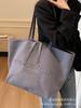 Bolso de Gran Capacidad Bolso de Mujer 2025 Nuevo Primavera y Verano Versátil Bolso de Lona Ropa de Trabajo a Clase Bolso de Hombro Bolso Tote Casual