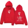 Sudadera con capucha de diseño de marca de moda con estampado de letras y cabeza de lobo es simple y versátil