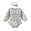Tengxin roupas infantis japonesas e coreanas vento bebê outono e inverno manga comprida pequena margarida jacquard para ganhar saco triangular peido bebê menina ha roupas