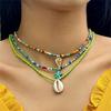 Tobillera Bohemia de Cuentas Yongge Starfish Bead Set de Siete Piezas Pulsera Creativa de Alto Valor