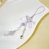 Nuevo Llavero de Lazo Dulce Colgante para Teléfono Móvil Cadena Corta Creativa Amor Helado Adornos Colgantes Decorativos para Mochila