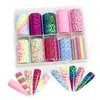 Nail Art Novo Natal Halloween Estrela Papel Nail Art Papel de Transferência Nail Art Star Candy Nail Art Star Papel de Transferência