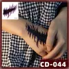 Nuevas Pegatinas de Tatuaje de Boca Grande de Halloween Transfronterizas Terror Thriller Araña Pegatinas Impermeables DIY Pegatinas de Tatuaje para la Cara