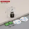 Sem furos pequena porta sucção ultra curta porta sucção curta dispositivo de sucção de porta 5cm sucção magnética novo aço inoxidável mini sucção de parede