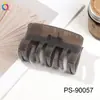 Pinza para el pelo de color gelatina Qiyue Ps de alta gama transparente tipo tiburón para mujer estilo coreano versátil dulce accesorio para el pelo al por mayor