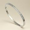 Pulsera Transfronteriza en Forma de H con Incrustaciones de Diamantes de Acero Inoxidable Pulsera Chapada en Oro para Mujer Versátil Estilo Ins de Lujo Ligero Joyería de Diamantes Completa al por Mayor Retención de Color