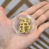 Pegatina para Teléfono Beige Dorado Agua Caqui Ruyi Oro Puro Pegatina para Teléfono Princesa Por Favor Hazte Rico Regalo Viral Pegatina Dorada