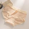 Ropa interior para mujer de algodón puro 2025 Nuevo estilo Grado 10A Entrepierna antibacteriana Braguitas finas de encaje francés para niñas