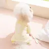 Roupa de Quatro Pernas para Cobrir a Barriga de Cachorro, Anti-Mosquito, Anti-Queda, Protetora do Sol, Estilo Fino, Roupa de Gelo para Gatos para Primavera e Verão