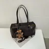 Otoño Invierno Retro Gamuza Felpa Almohada para Axila Bolso Nuevo Suelto Casual Bolso Tote de Moda Versátil Bolso Bandolera Único Baguette