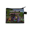 Monedero de Minecraft de Venta Caliente Transfronterizo, Mini Cartera Corta para Niños, Portallaves Portátil para Tarjeta de Acceso, Venta al por Mayor
