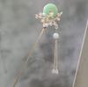 Grampo de Cabelo Clássico Super Fada Antigo com Franja de Flor de Cerejeira Placa de Alto Padrão para Cabelo Feminino Presilha de Cabelo Acessórios de Cabelo para Cheongsam Roupas Chinesas Atacado