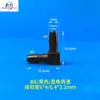 Conector de tubo de tinta, plugue de cartucho de tinta, em forma de T, em forma de Y, de três vias, rosca interna, conector de rosca externa para máquina de impressão em tecido com impressora UV de mesa