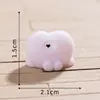 Micro Paisagem Desenho Animado Criativo Pequeno Animal Peludo Boneca Acessórios de Decoração DIY Desktop Carro Resina Pequenos Enfeites
