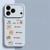 Increíble funda nueva para Apple 17, 16, 15, 14, 12, 11; silicona líquida de imitación, diseño divertido de dibujos animados