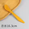 Herramientas de Belleza DIY Palillo Mezclador de Plástico para Mascarillas Raspador Aplicador de Mascarilla Corporal Cuchara con Forma de Media Luna para Crema de Ojos