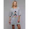 Camiseta de Verão Nova de Algodão Puro com Manga Curta Estilo Retrô Vintage Americano Lavado com Estampa de Pato Desenho Animado Fofo Top Cruzamento de Fronteiras