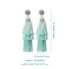 Pendientes de Borlas Europeos y Americanos de Estilo Étnico Transfronterizos Amazon, Pendientes de Botón de Semillas Únicos Hechos a Mano de Alta Gama, Accesorios para Mujer de Nicho