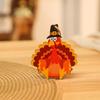 Festival de la Nueva Cosecha Transfronterizo Marca de Madera Colgante de Pavo Acción de Gracias Madera Pintada Colgante para Coche Decoración de Marca de Madera de Calabaza
