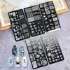 Fornecimento Transfronteiriço de Conjuntos de Placas de Carimbo para Nail Art, Modelos DIY de Transferência para Unhas Nailtransfer, Atacado de Fabricantes