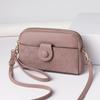 Bolso Pequeño Nuevo Estilo para Mujer de Verano, Bolso de Mano de Noche Estilo Europeo y Americano, Mini Bolso de Moda para Teléfono Móvil, Bolso Cruzado de Hombro de Cuero Suave