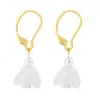 Pendientes Populares Transfronterizos, Clips para Orejas Redondos Lisos Simples con Grabado 925, Clips para Orejas de Cobre Estilo Francés, Joyería Hecha a Mano para DIY