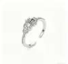 Popular Série Ano do Cavalo Fivela de Ferradura Anel Simples, Luxo Leve Alta Qualidade Cravejado com Diamantes Ano Zodiacal Anel de Casal Presente de Ano Novo