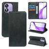 Adequado para Capa de Couro para Celular Flip Oukitel C65, Cor Pura Pele de Bezerro Forte Magnético Carteira C38 Capa Protetora