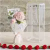 Ramo de Claveles Tejido de Lana Producto Terminado Regalo Creativo Ramo Pequeño Caja de Regalo Clavel Tejido Flor Artificial