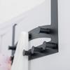 Gancho para puerta sin taladro Perchero para ropa de dormitorio Acero inoxidable Gancho para abrigos para puerta de dormitorio Gancho para toallas de baño