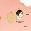 Chihiro Chihiro DIY Acessórios Acessórios Hayao Miyazaki Animação Liga Óleo Gota Rosto Bolsa Masculina Pingente Decorativo Pingente