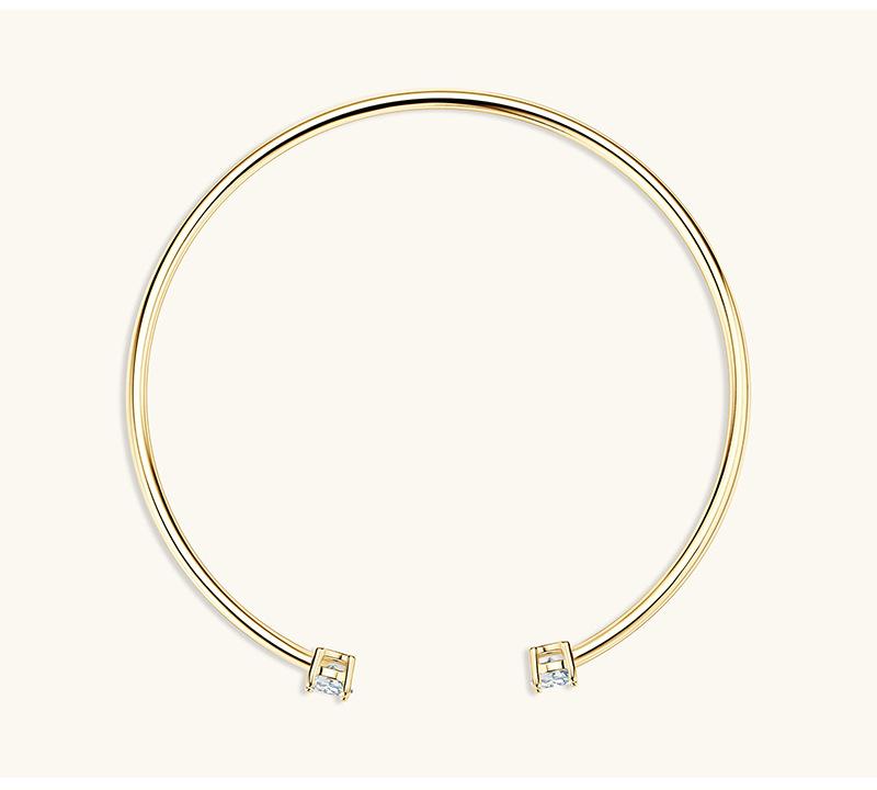 双钻莫桑钻石手镯