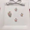 Accesorios de Arte de Uñas de Dibujos Animados de Resina de Moda Conejo Lindo Perro Canela Oso Pendientes DIY Venta al por Mayor