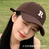 Boné de Baseball Bordado com Letras Retro de Alta Qualidade para Outono e Inverno para Mulheres com Circunferência de Cabeça Grande, Chapéu Bico de Pato Esportivo e Fashion para Homens com Senso de Estilo