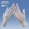 Guantes de Protección Solar, Anti-UV, Verano, Guantes Delgados Transpirables de Seda de Hielo para Mujeres, para Conducir y Ciclismo, Guantes Antideslizantes para Ciclismo