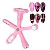 Manicure transfronteiriça multifuncional seis em um ímã em forma de cruz forte olho de gato esmalte cola absorvente ferramenta de manicure