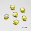 Dongzhou K9 Traga Riqueza e Tesouro Ovo de Pombo de Cristal Dourado Nail Art Diamante Pedra de Açúcar Quadrado Especial Formato Fundo Pontiagudo Coleção de Diamantes Ornamento de Diamante para Unhas