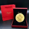 Moneda de Oro 50mg Oro Puro Barra de Oro 999, Regalo Popular para Exámenes de Admisión a Secundaria y Universidad, Artículo Decorativo, Pequeños Regalos al por Mayor