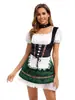 Populares Trajes Alemanes Europeos y Americanos de Oktoberfest Badalia Vestido Étnico de Sirvienta Trajes de Performance Escénica