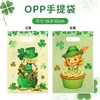 Nueva calle transfronteriza. Bolsa de Empaque para Dulces del Festival Irlandés del Trébol de Cuatro Hojas del Día de San Patricio Bolsa Portátil para Regalo de Recuerdo