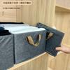 Caja de Almacenamiento Catiónico de Algodón y Lino para Armario Nórdico, Caja de Almacenamiento de Ropa Interior a Prueba de Humedad, Caja de Almacenamiento Plegable, Plegable Portátil