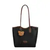 Bolsa Tote de Moda Color Block de Grande Capacidade para Comércio Exterior Transfronteiriço 2026 Nova Versátil Elegante para o Dia a Dia Ombro Sub-braço para Mulheres