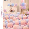Balões Macaron de 10 polegadas para Crianças Espessados Decoração de Cena de Aniversário Suprimentos Decoração de Casamento Balões de Látex à Prova de Explosão
