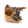 Juguete Eléctrico de Peluche de Pájaro con Alas Batientes para Gatos, con Hierba Gatuna Incorporada, Resistente a Arañazos y Mordeduras, Suministros para Mascotas para Aliviar el Aburrimiento