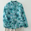 Toma real en stock: Cárdigan azul con estampado de burbujas, estilo veraniego, camisa ligera de manga larga para protección solar para mujer