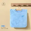 Babador impermeável infantil estilo colete de bebê toalha de saliva lenço de lavar bebê toalha pequena absorvente suprimentos não solta fiapos