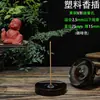 Soporte para Incienso con Diseño de Imitación de Jade Similar al Vidrio, Cenicero, Quemador de Incienso Vertical Estilo Zen, Quemador de Incienso Creativo de Sándalo, Soporte para Incienso Horizontal