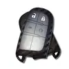 Funda de Silicona con Patrón de Fibra de Carbono para Llave de Coche JEEP Chrysler Dodge Smart, Moda para Funda de Llave de Coche JEEP
